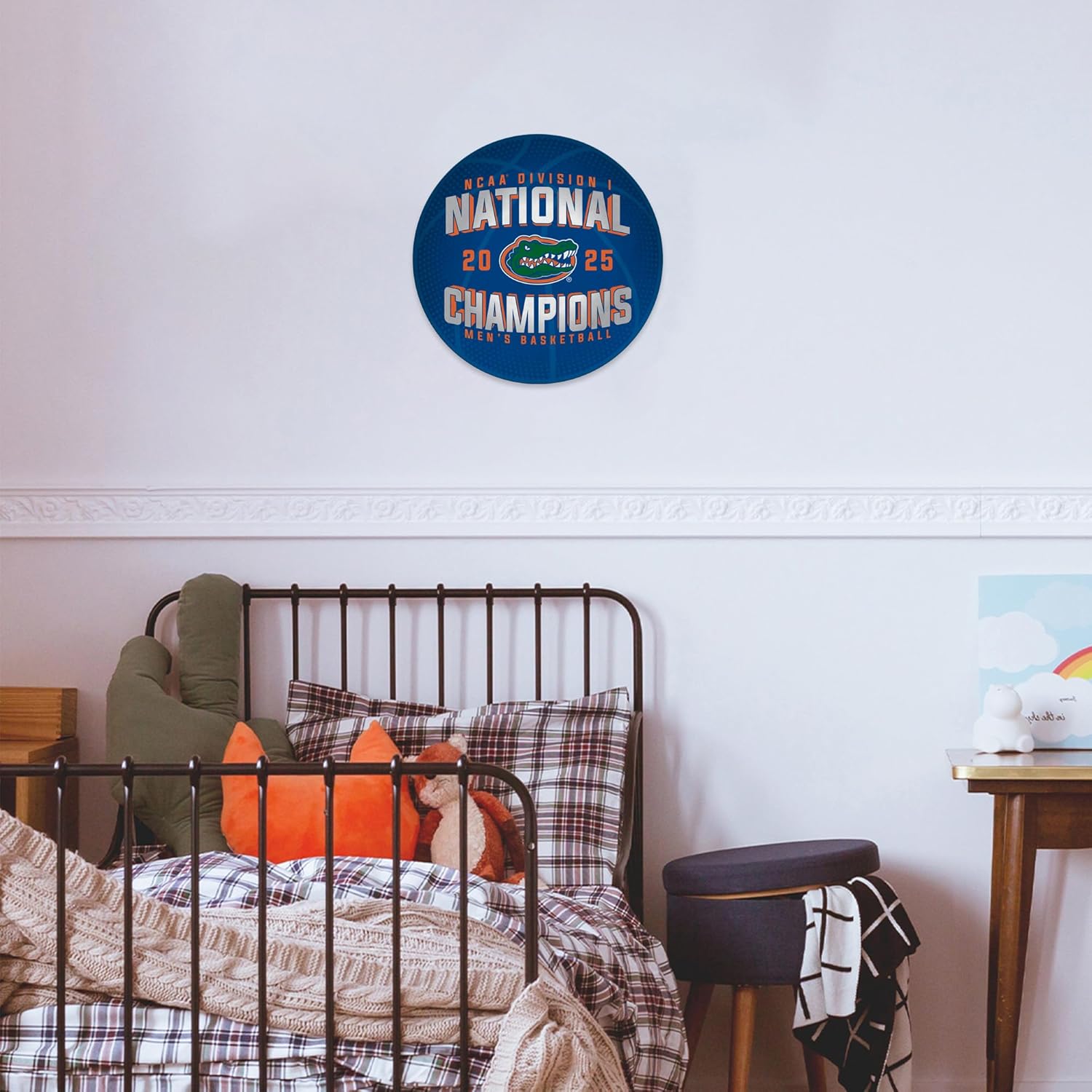 Rico Industries NCAA Florida Gators 2025 Men's Basketball National Champions Shape Cut Pennant - Home and Living Room Décor - Soft Felt EZ to Hang - Image 4