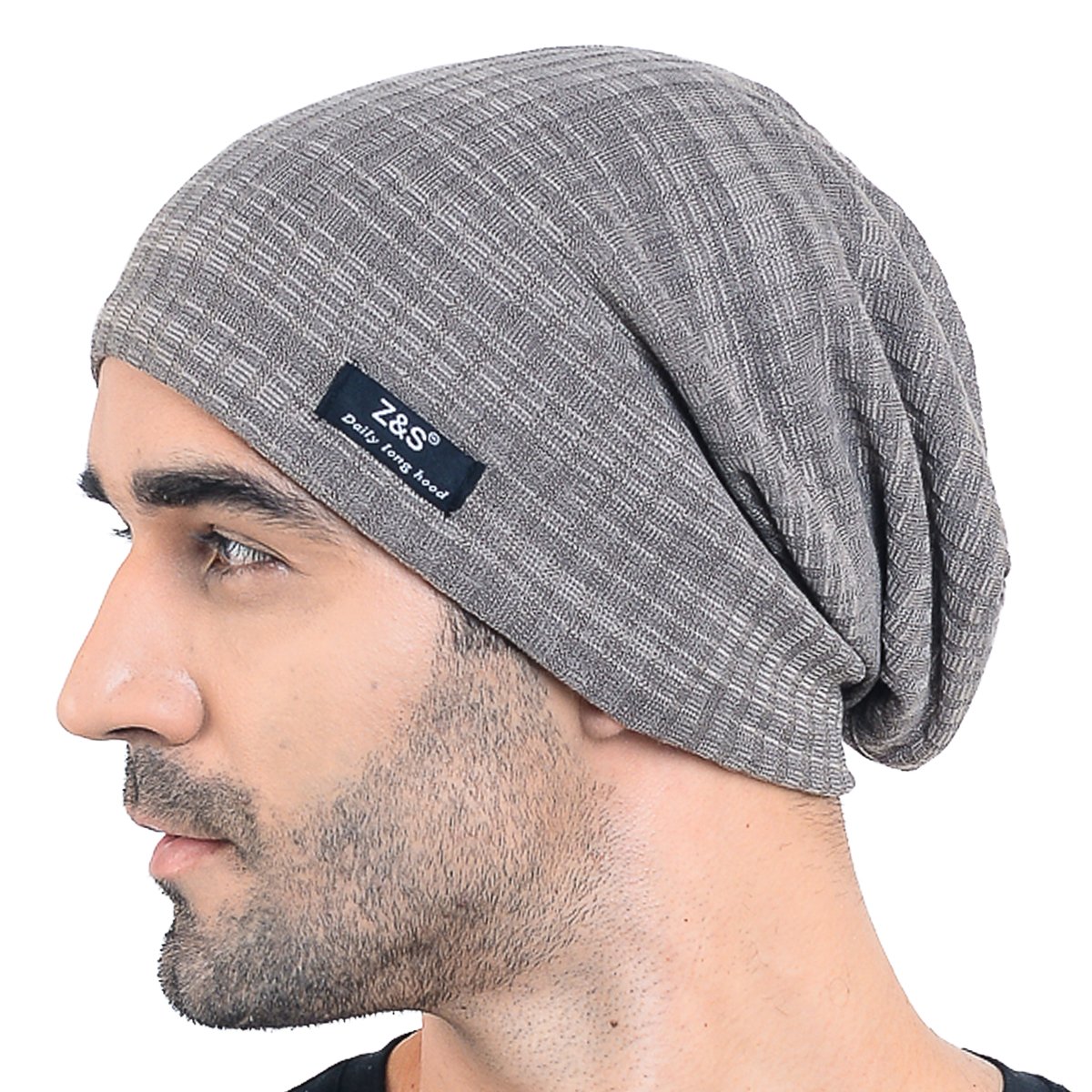 Men Slouch Hollow Beanie B018h