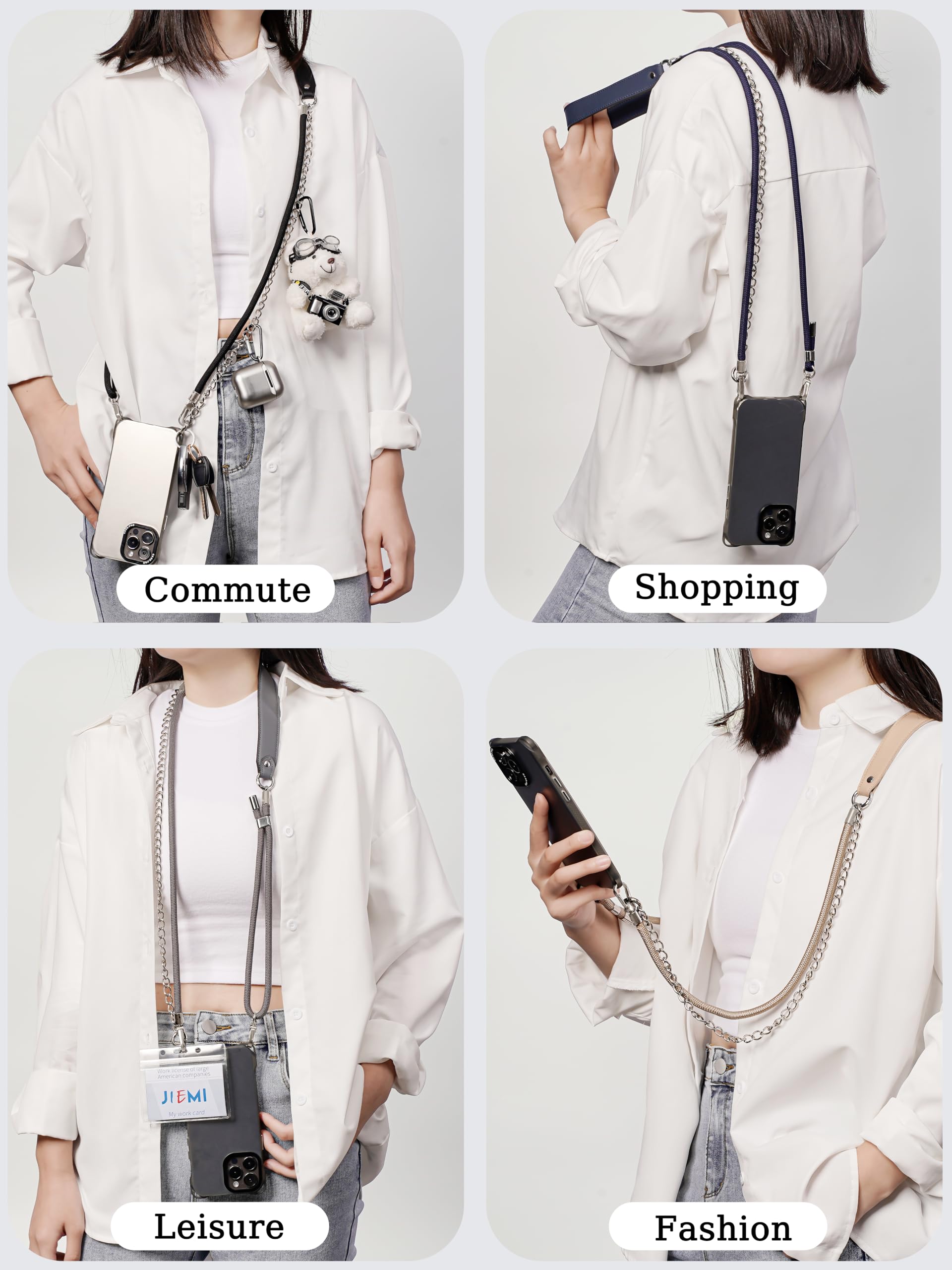 Cell Phone Lanyard 3-in-1 Phone Lanyard Crossbody - Adjustable Anti ...