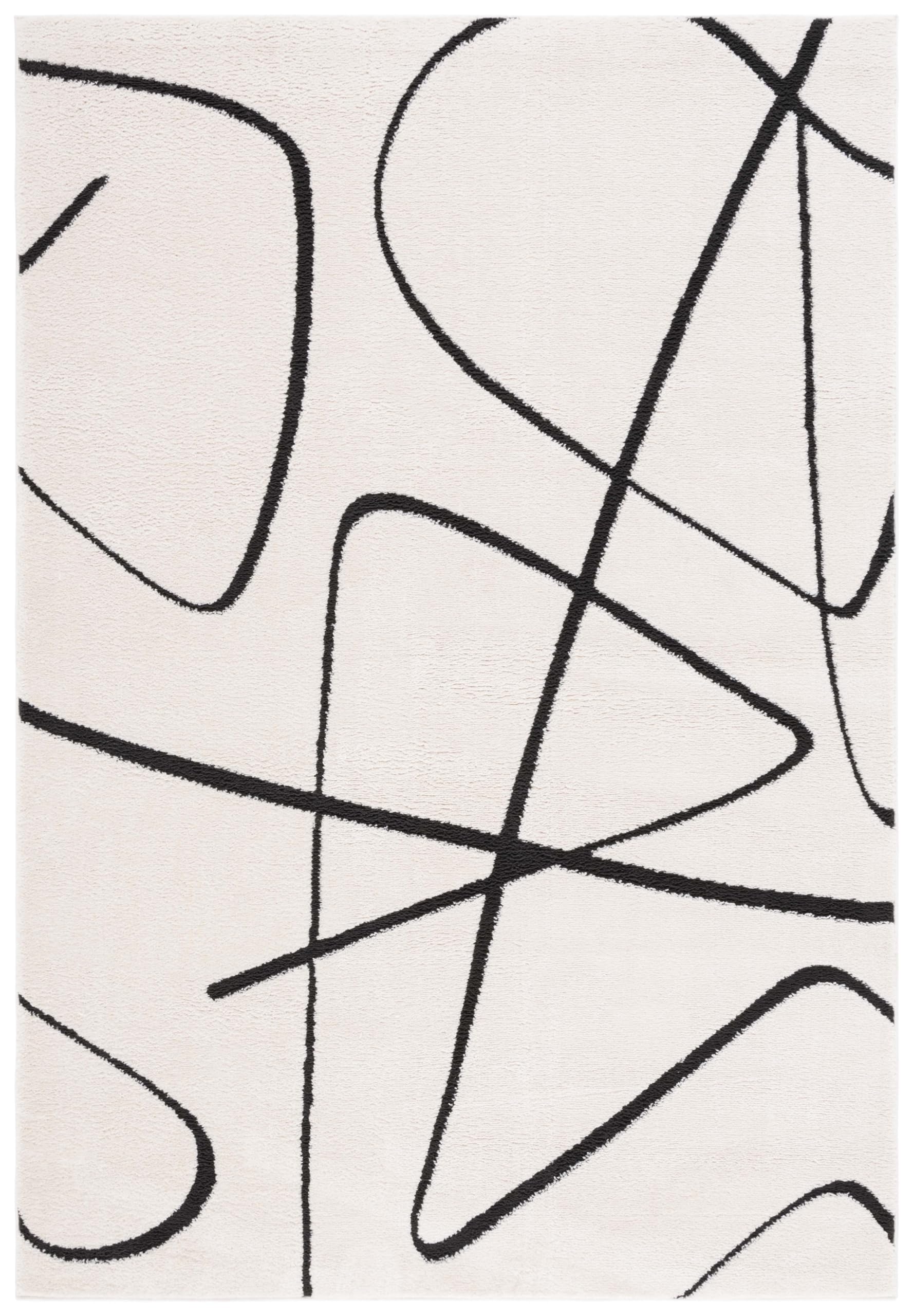 SAFAVIEH Melody Collection Area Rug - 5' X 8', Ivory & Grey