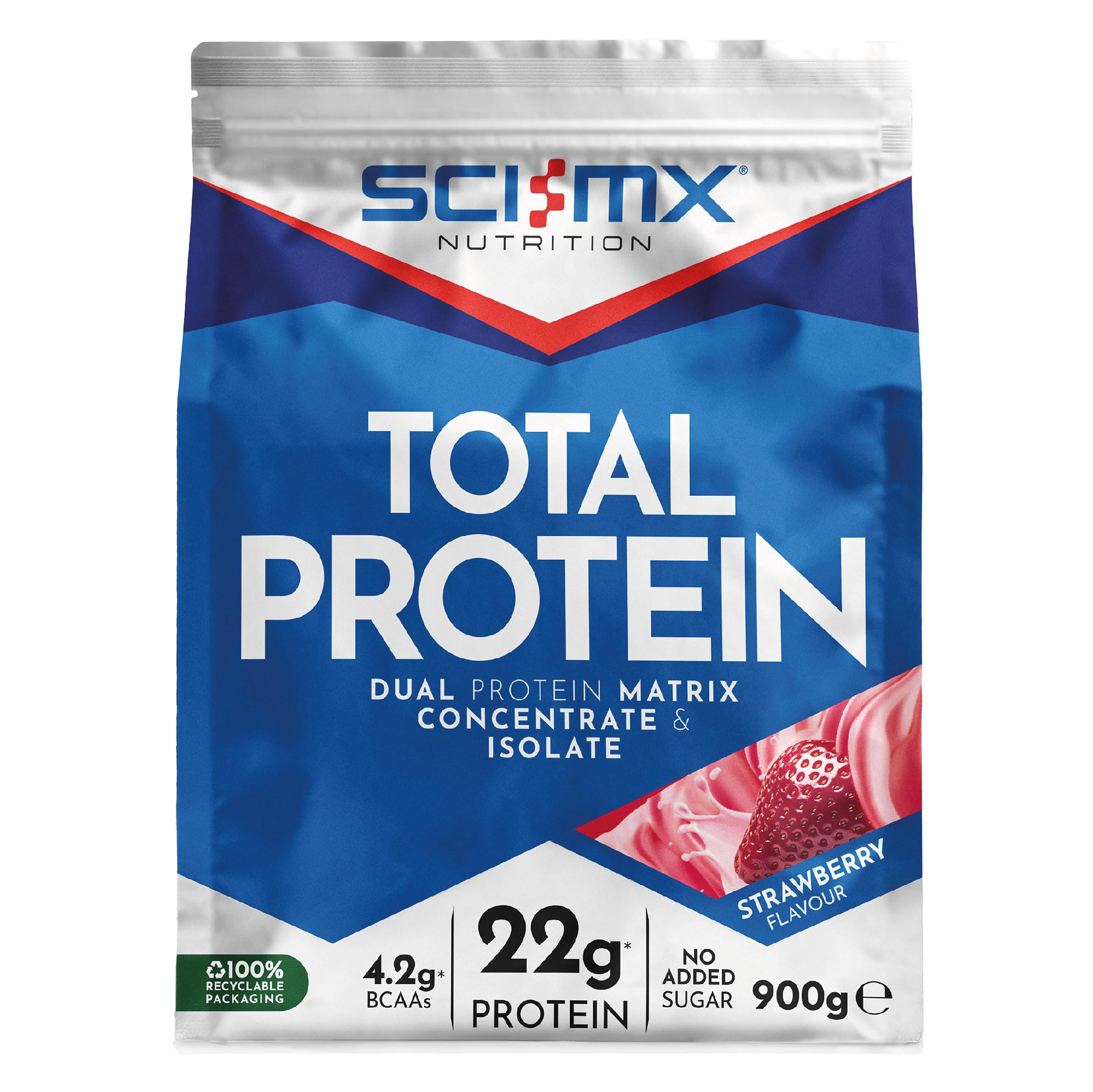 Sci-MX Total Protein, Strawberry / 900g