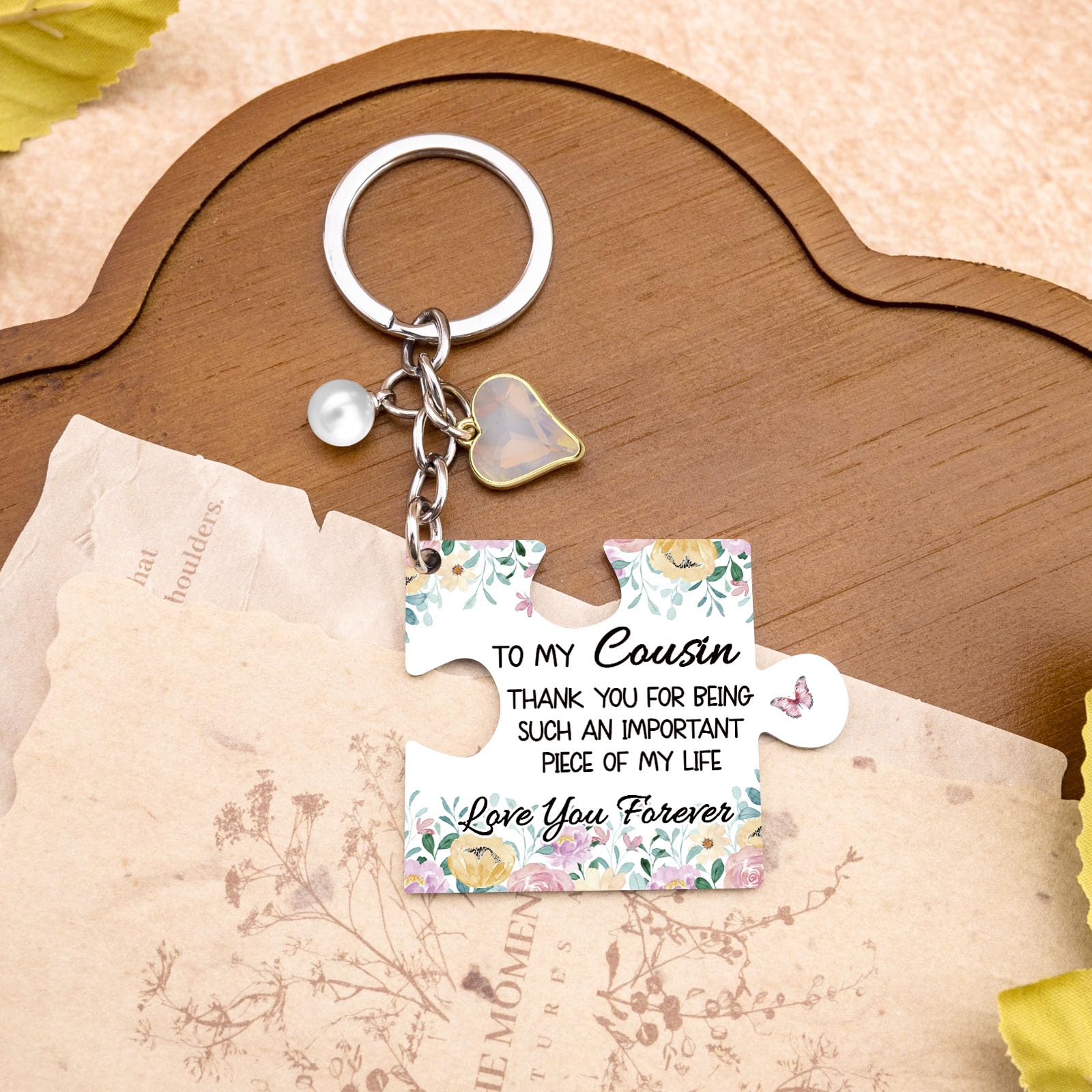 Cousin Gifts For Women Keychain Best Cousin Sister Ever Gifts For Cousins Female Thanksgiving Christmas Unique Cousins Birthday Gift For Women