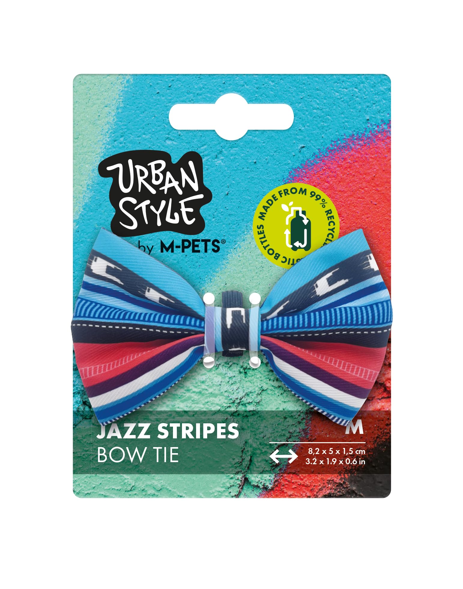 M-PETS URBAN STYLE JAZZ STRIPES PAPYON (M)