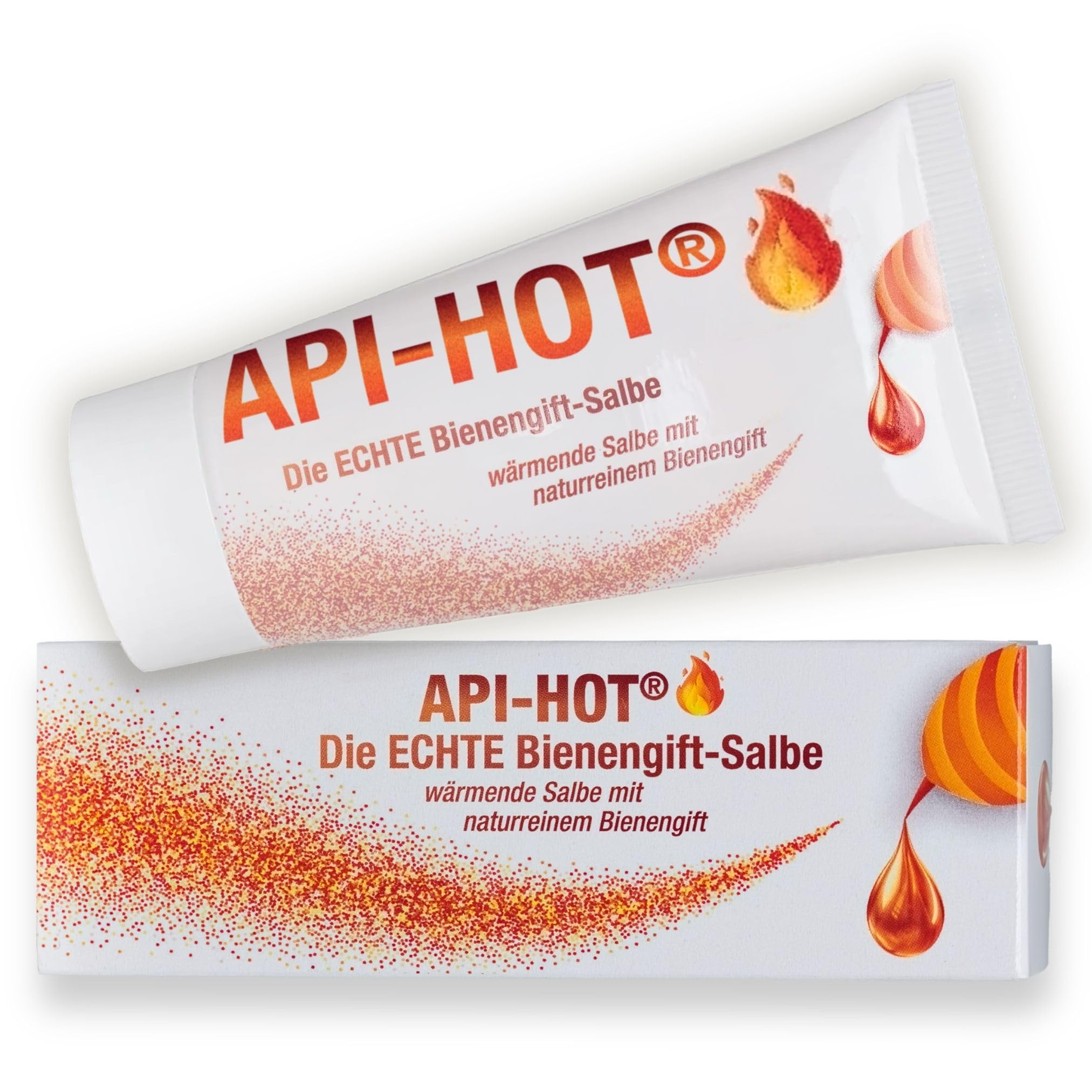 API-HOT – Die ECHTE Bienengiftsalbe – Wärmecreme mit naturreinem Bienengift, Capsaicin & Allantoin – Muskel- & Gelenkpflege – Spezialpflege – Seit 1844 – das Original aus Deutschland – 50 ml