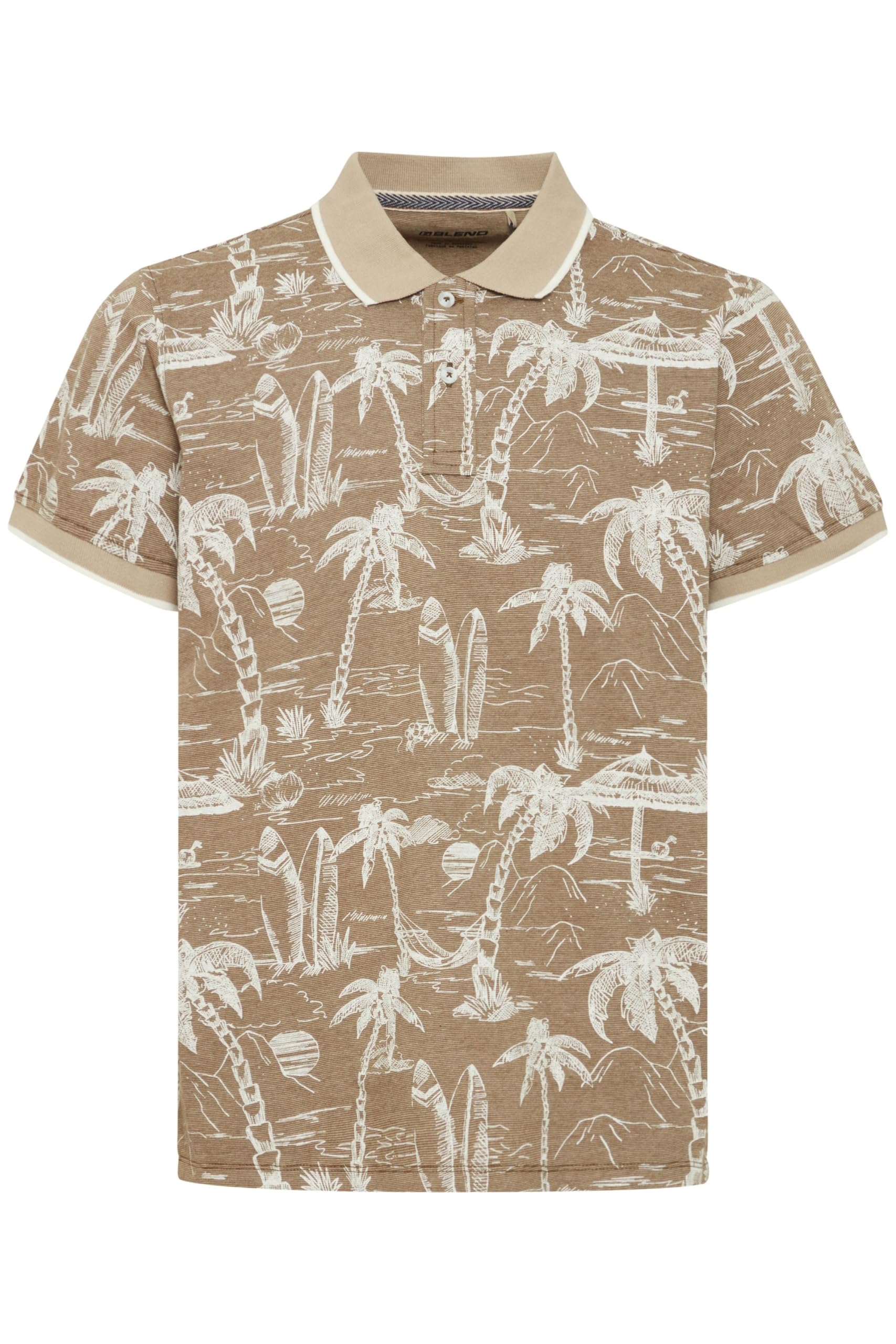 Blend BHPolo Herren Poloshirt Shirt mit Umlegekragen Knöpfen 100% Baumwolle Regular fit