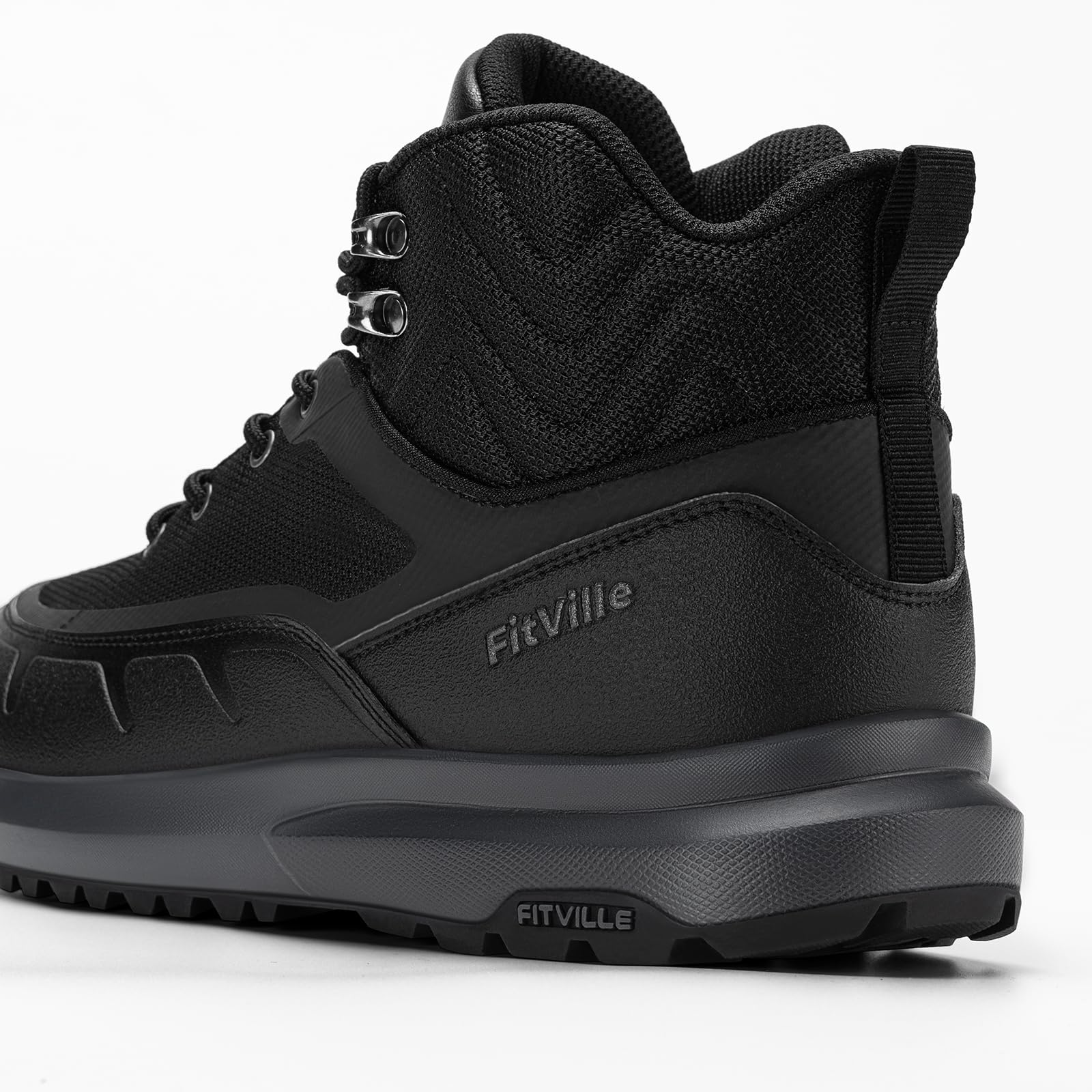 FitVille Herren Wanderstiefel Extra Weit Outdoor-Trekkingstiefel Ridge Hiking Boot V1 Outdoorschuhe Wanderschuhe Mid Kletterschuhe Bergsteigen