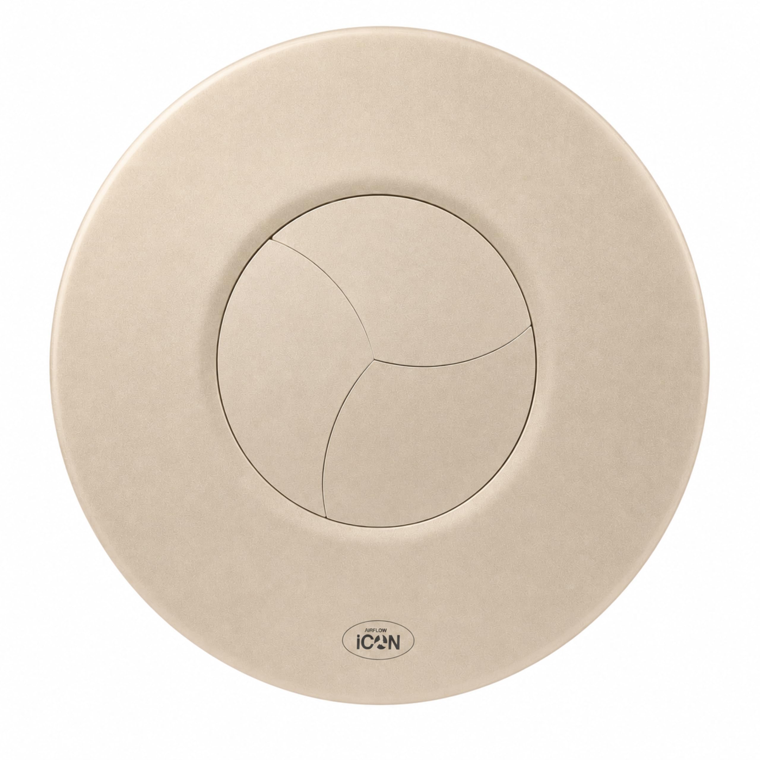 Airflow iCON 30 Cubierta de Extractor de Baño en Elegante Dorado | Transforme su Baño con Estilo de Diseño