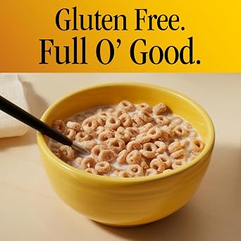 Honey Nut Cheerios Gluten Free Cereal, Bulkpak Foodservice Bags, 4 Ct