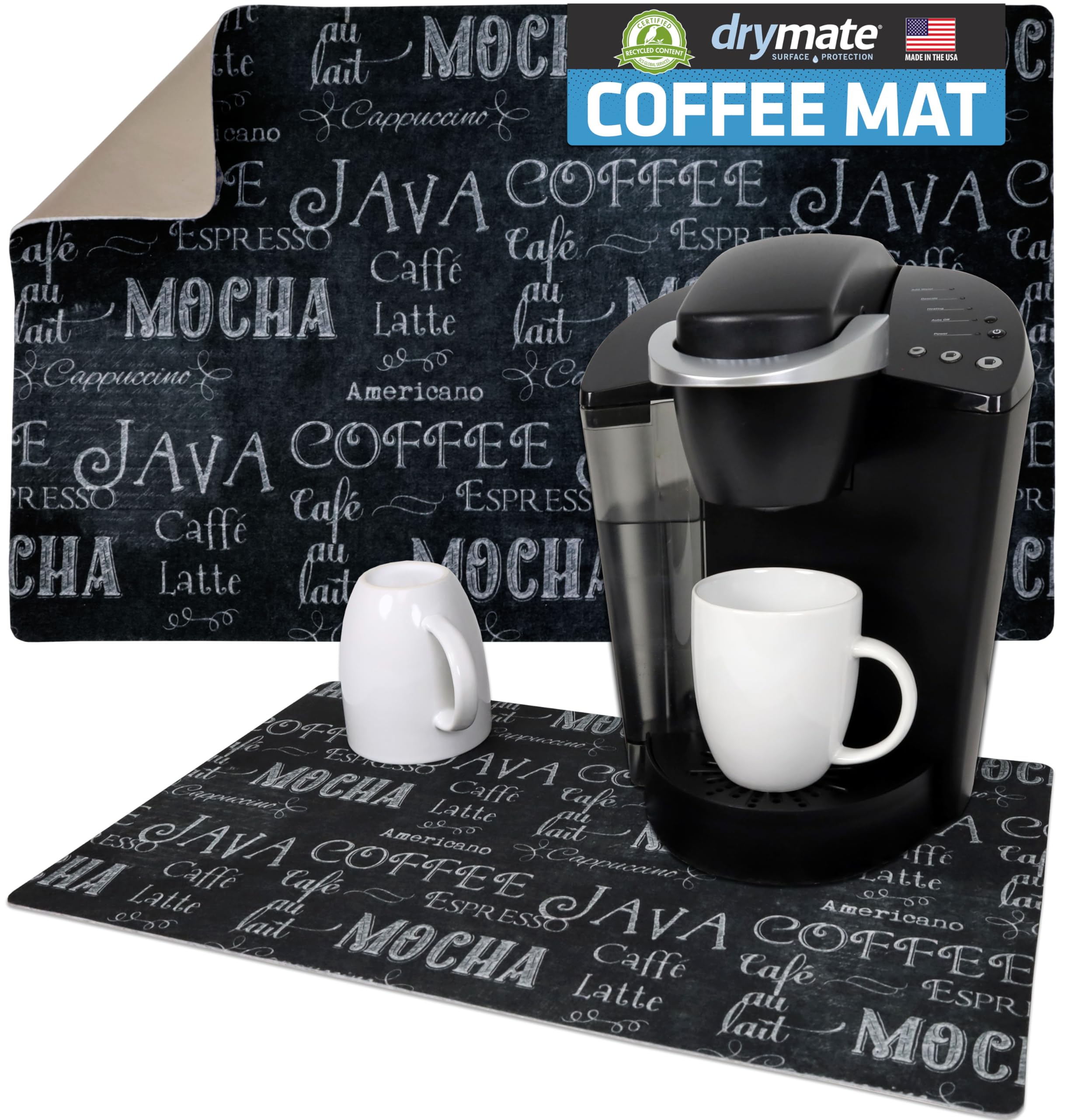 Drymate Tappetino per caffettiera, accessorio per stazioni di