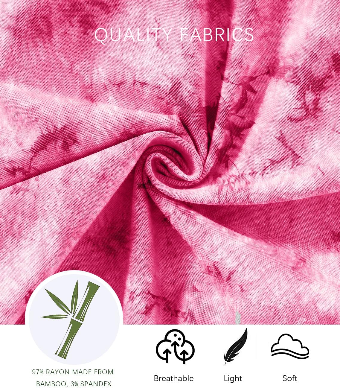 Jimonda Baby Girls Boys Footless Pajamas,Rayon From Bamboo Pjs 2 Way Zipper Long Sleeve Soft Sleeper,Infant Tie-dye Romper - Image 2