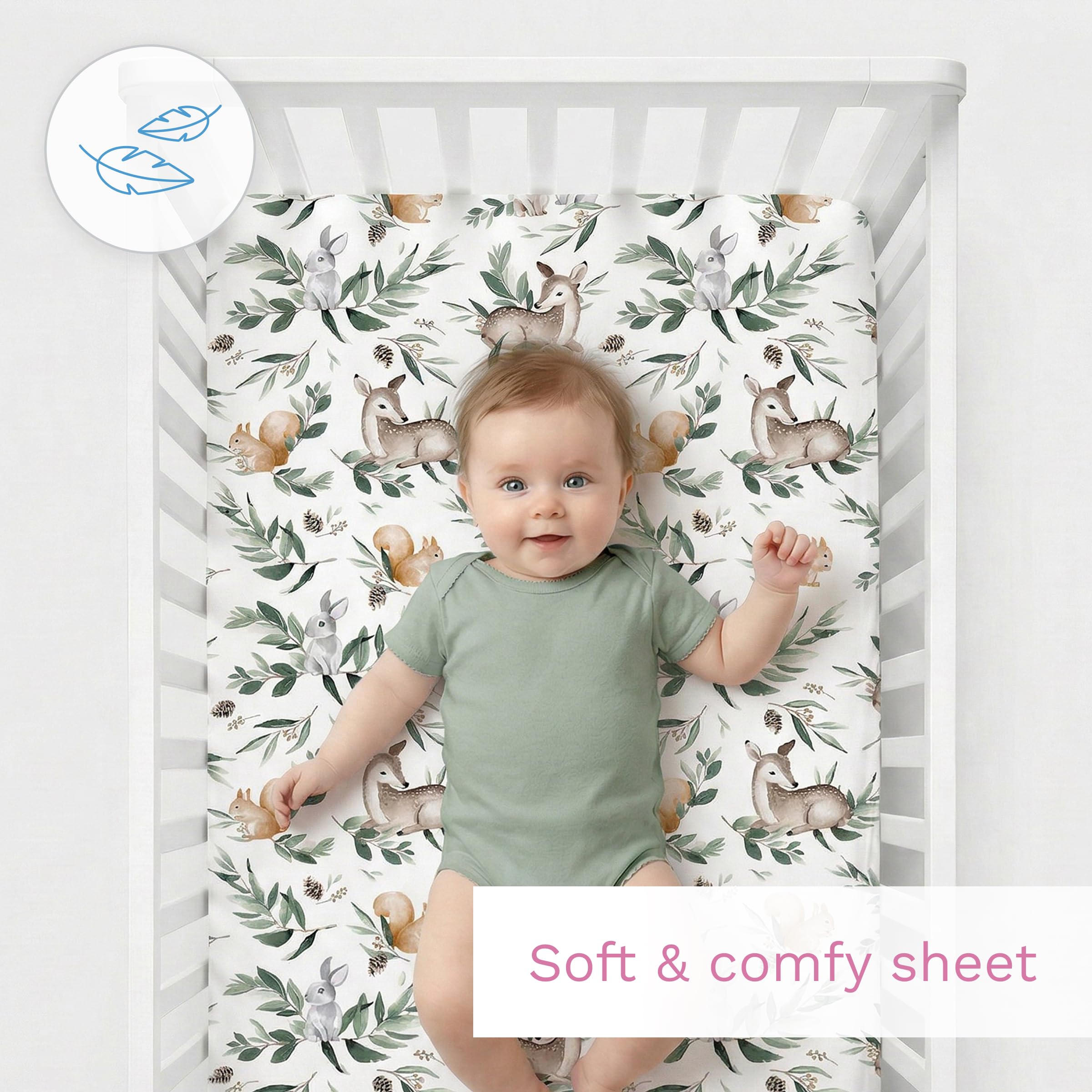 Baby Comfort Nursery 100% Cotton Fitted Sheet fits 140x70 cm Cot Bed Mattress (Safari Cars) — view 14
