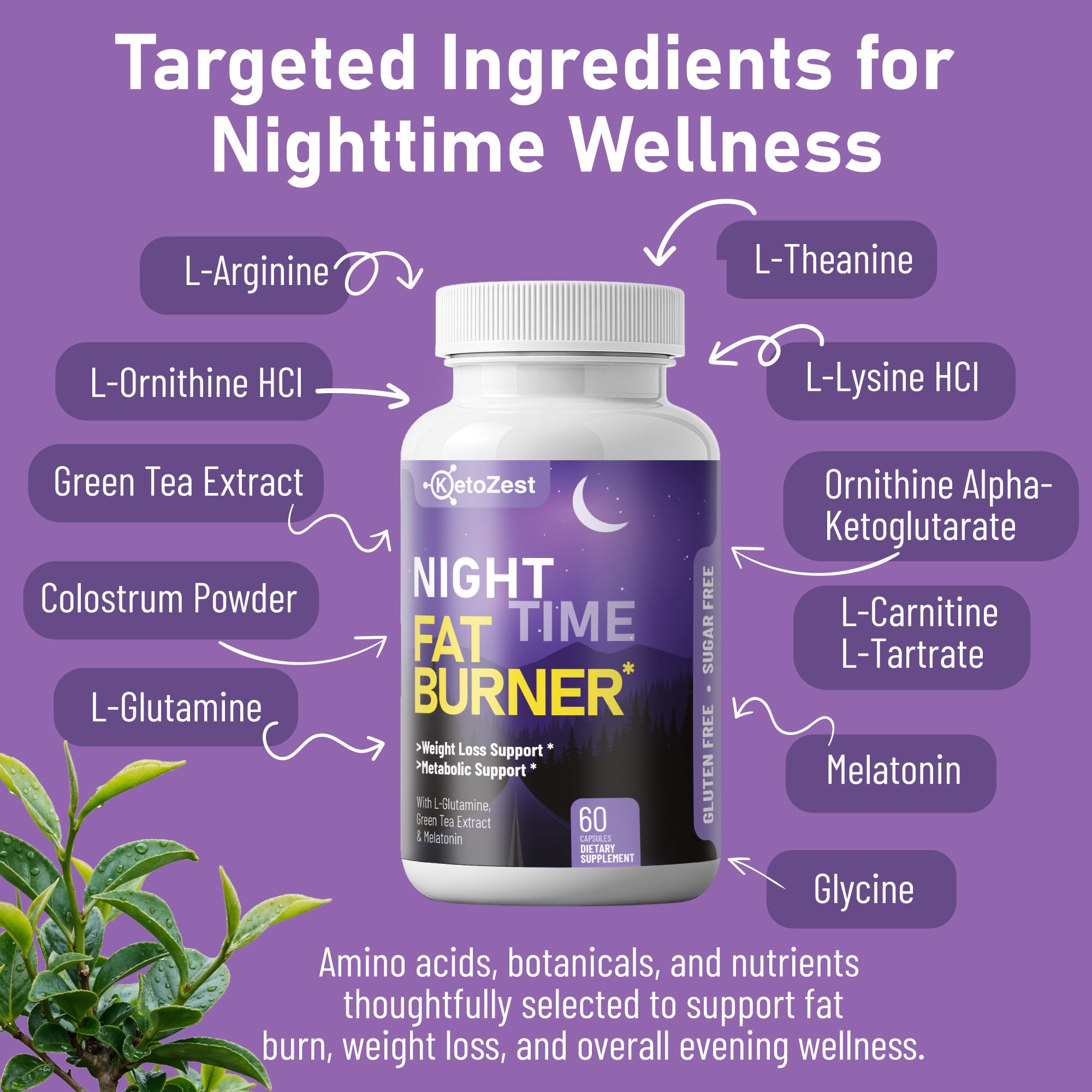 Amazon.com: KetoZest Night Time Fat Burner for Weight Loss