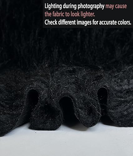 Vista 46 de Pelo sintético de pelo largo, pelo largo, lujoso, para coser, cosplay, disfraz, decoraciones, 60 pulgadas de ancho, vendido por The Yard