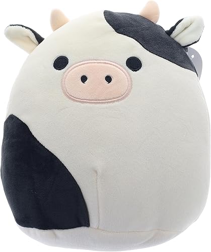 Squishmallows Juguete de peluche de 8 pulgadas de Farm and Sealife Squad para cumpleaños (vaca Connor) (s8-#343)