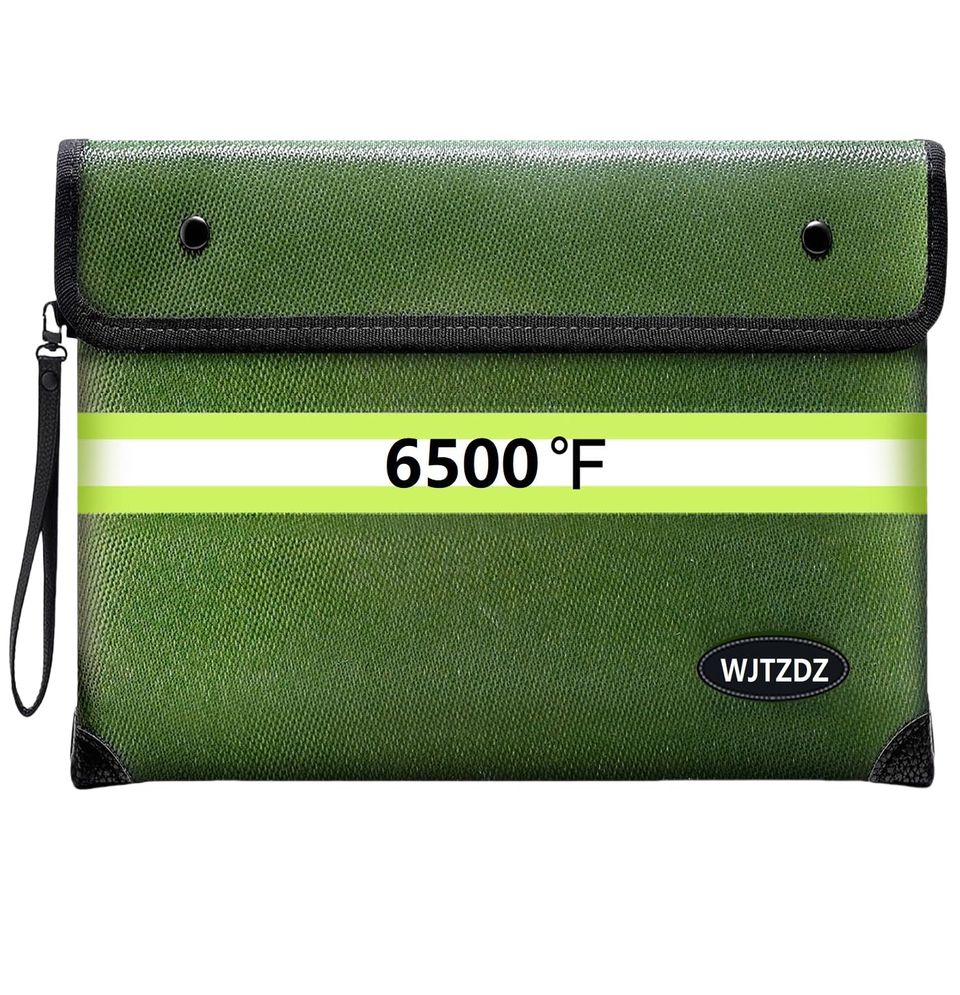 Feuerfeste Tasche 6500°F,Verbesserte Feuerfeste Geldtasche mit Wasserdichtem Reißverschluss für Bargeld,10 Schichten Isolierung/Reflexstreifen,mit Griff für wichtige Dokumente
