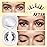 QUEWEL Magnetic Eyelashes, Reusable No Glue Needed Magnetic Eyelashes Kit with Applicator Lash Clusters Kit without Eyeliner So Soft and Easy to Wear and Remove (G-RC-D)