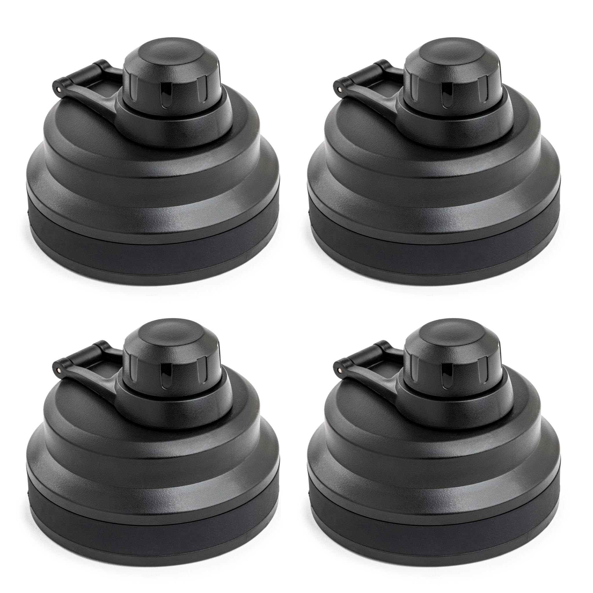 Photo 1 of Manna Locking Pour Spout Lid for Titan Sports Bottle - Black - 1 Lid