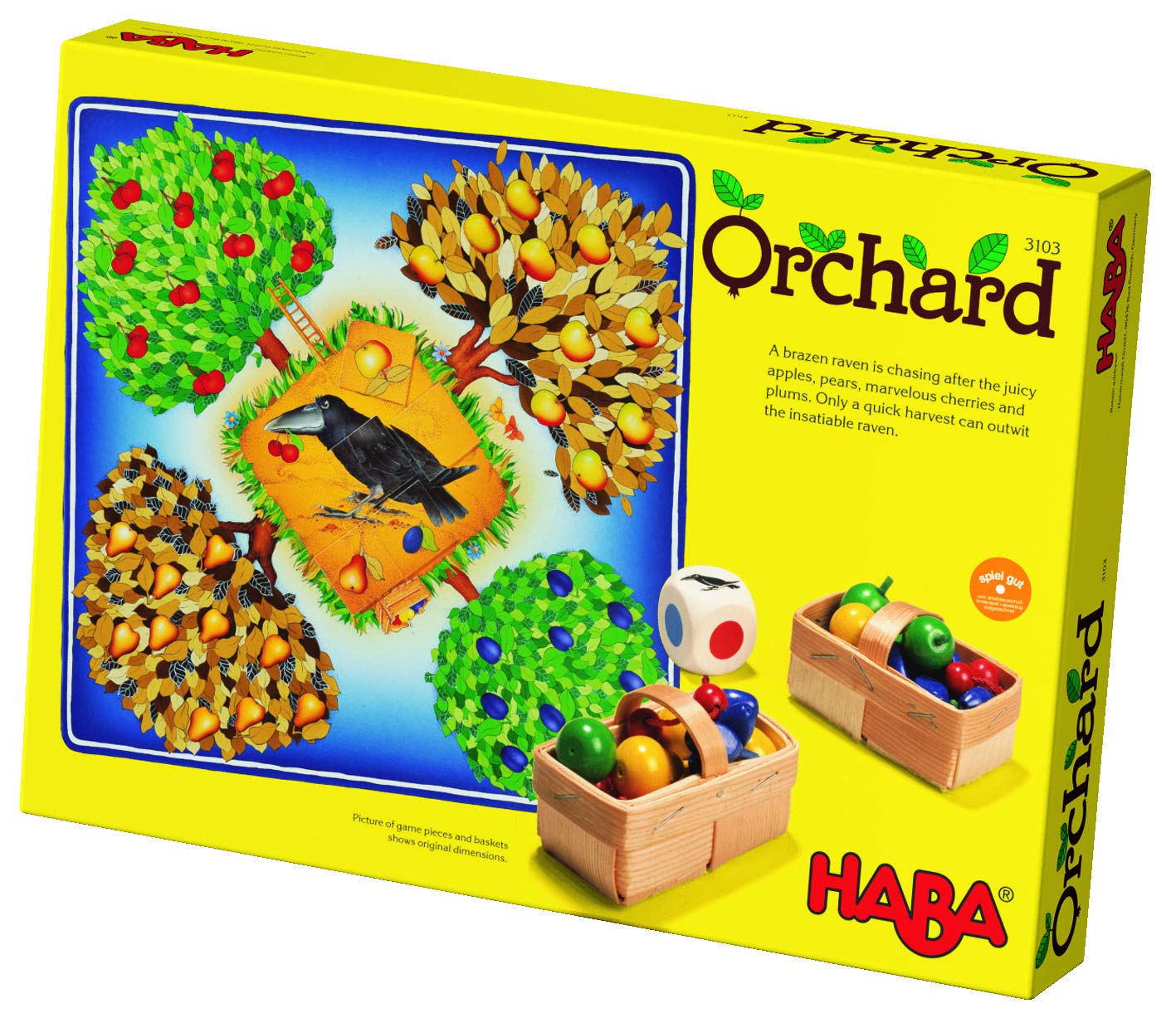 HABA Orchard Game - A Classic Cooperative Introduction to Board Games for Ages 3 and Up (Made in Ger