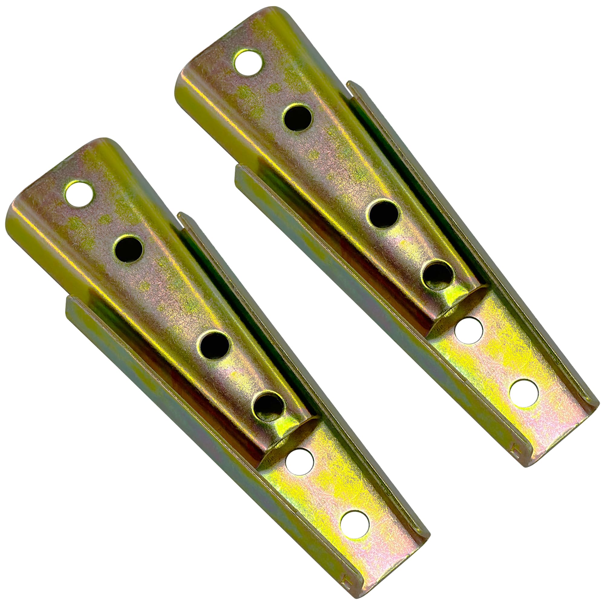 2 Sets Heavy Duty Metal Sofa Connectors Mounting Brackets, Colored Zinc - Image 2