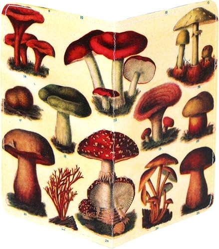 Miniatura 2 de 0.465972222 Wild Magic Mushrooms - Tarjetero de negocios, crédito y tarjeta de identificación, Multicolorido