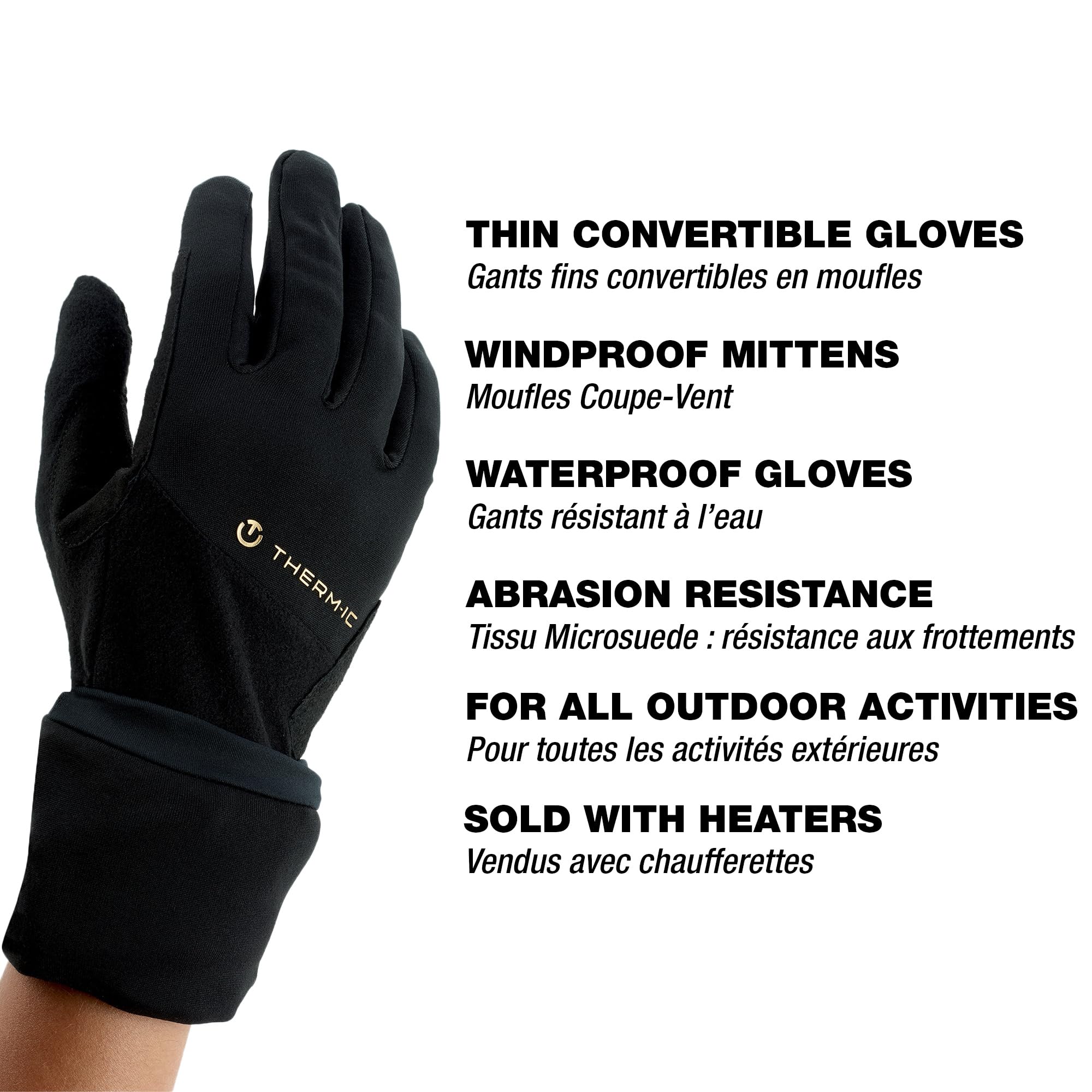 Therm-Ic Versatil Light Gloves Gants Hybrid Running Mixte