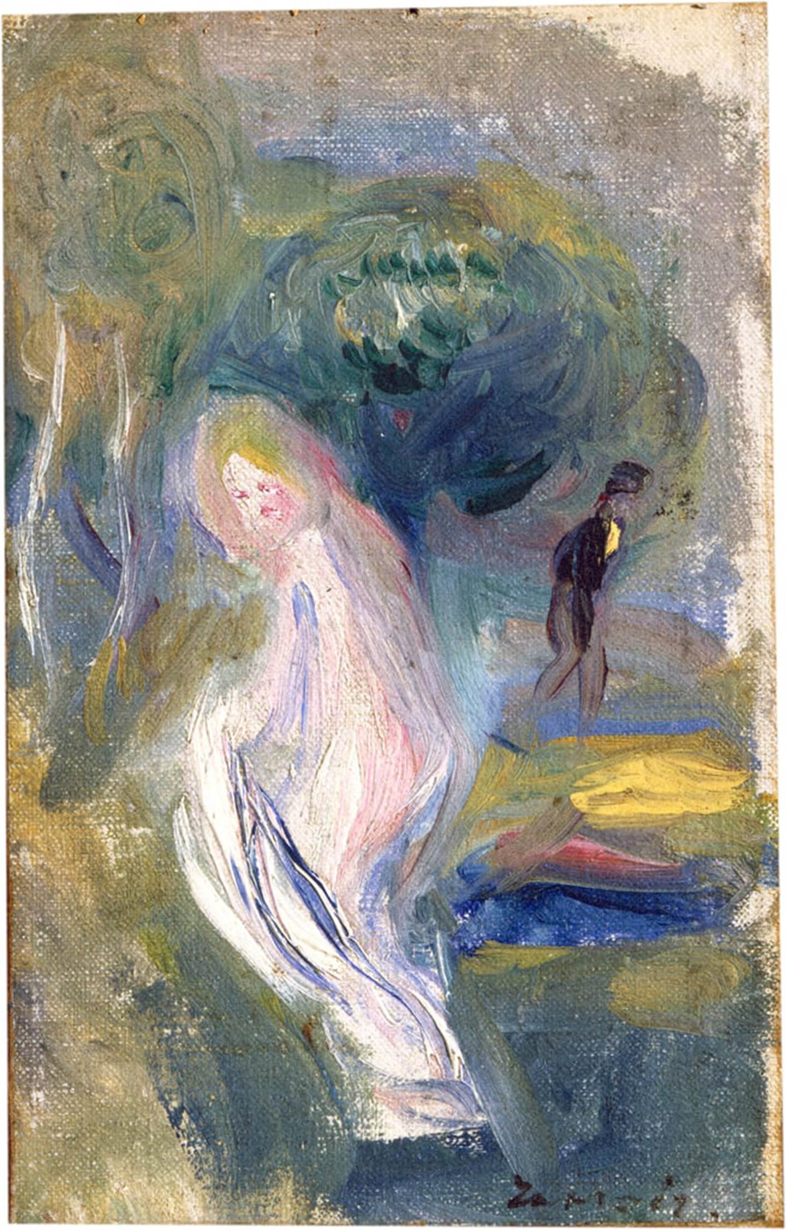SERENDIPITP Vintage Wall Art Canvas Nordic Poster Canvas Print Picture with Figure in Background by Pierre Auguste Renoir Wall Art Poster for Home Decor 60x90cm