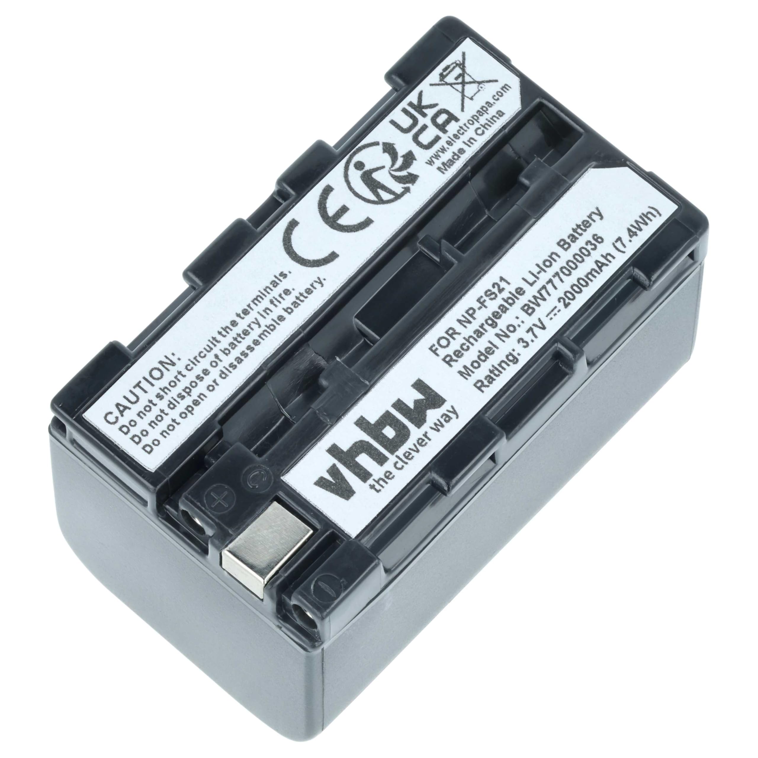 vhbw Batterie Remplacement pour Sony NP-FS33