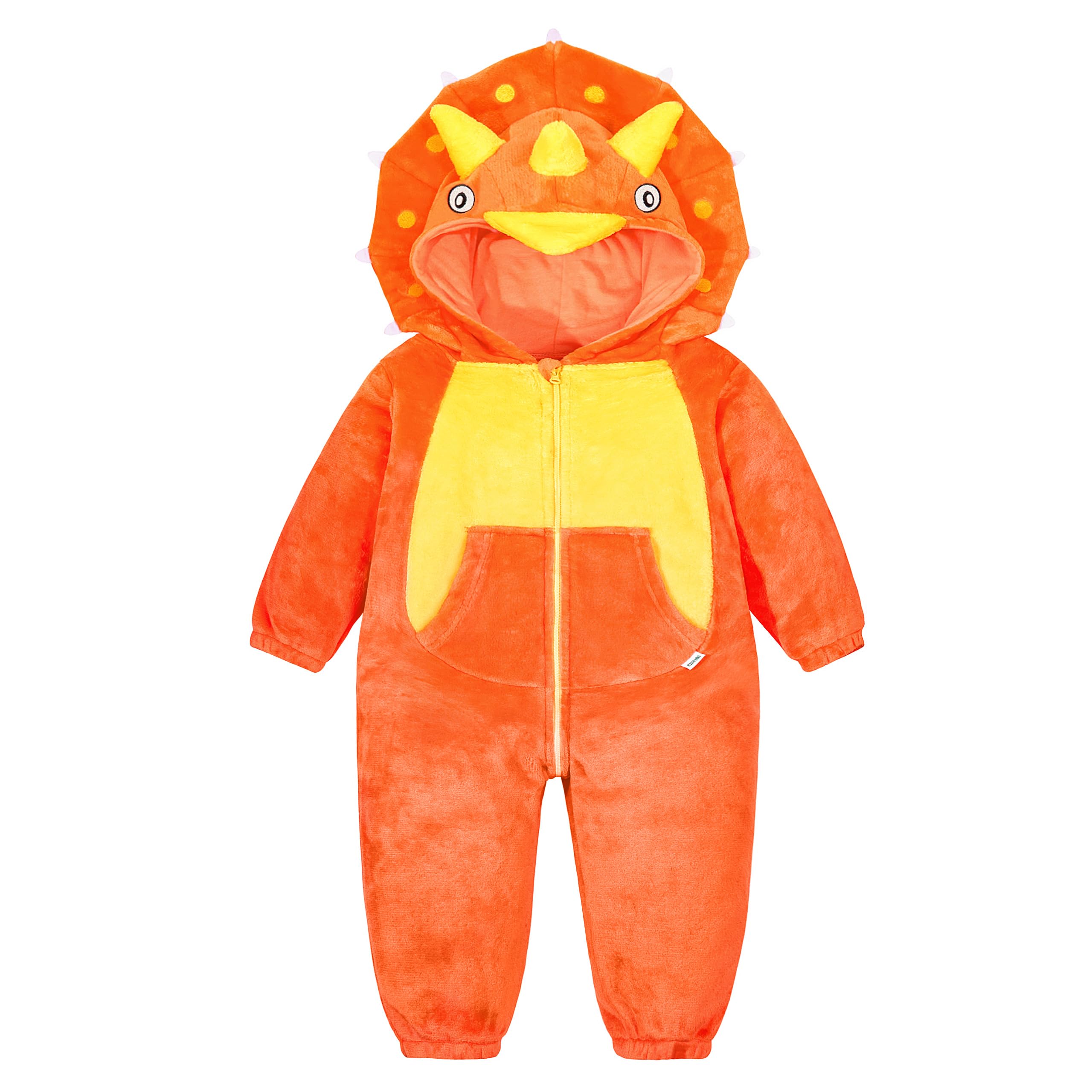 LOLANTA Bambino Costumi Dinosaurio Triceratopo, Vestito da Animale di Carnevale