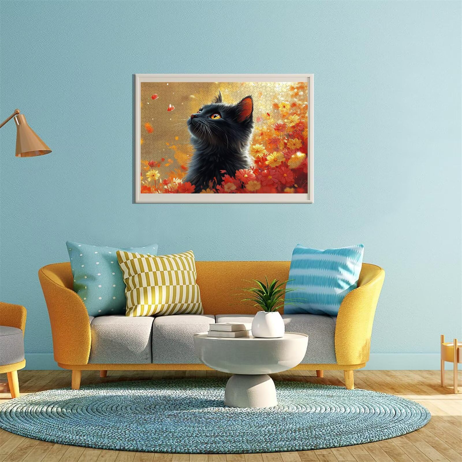 Puzzle Erwachsene 2000 Teile Katze Tier Educa Jigsaw für Kinder ab 8 Jahren Mädchen Jungen, Erwachsene Impossible Klassische Puzzles Schwer, Anspruchsvoll Spielspaß, Als Familienspiel 70x99cm t-668