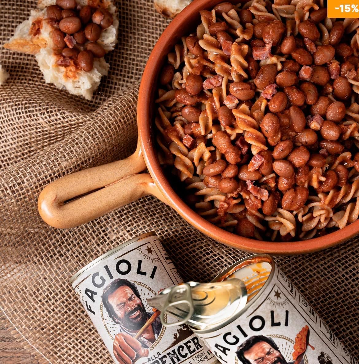 Fagioli Pinto alla BUD SPENCER Ricetta Originale 8 confezioni da 400gr
