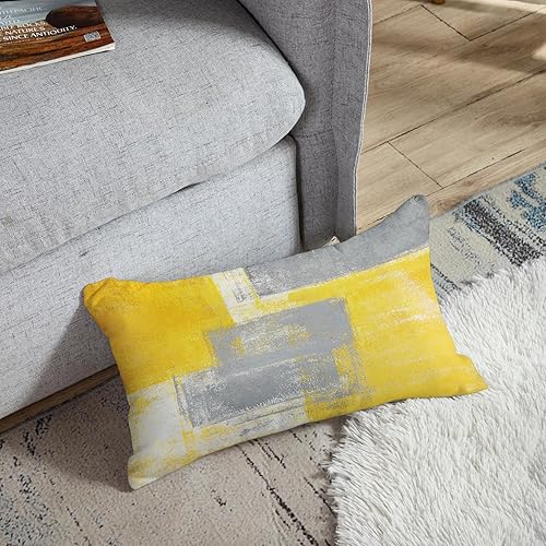 Vista 163 de Britimes Fundas de almohada modernas para decoración del hogar, 18 x 18 pulgadas, juego de 2 fundas de almohada decorativas, fundas de almohada Gris