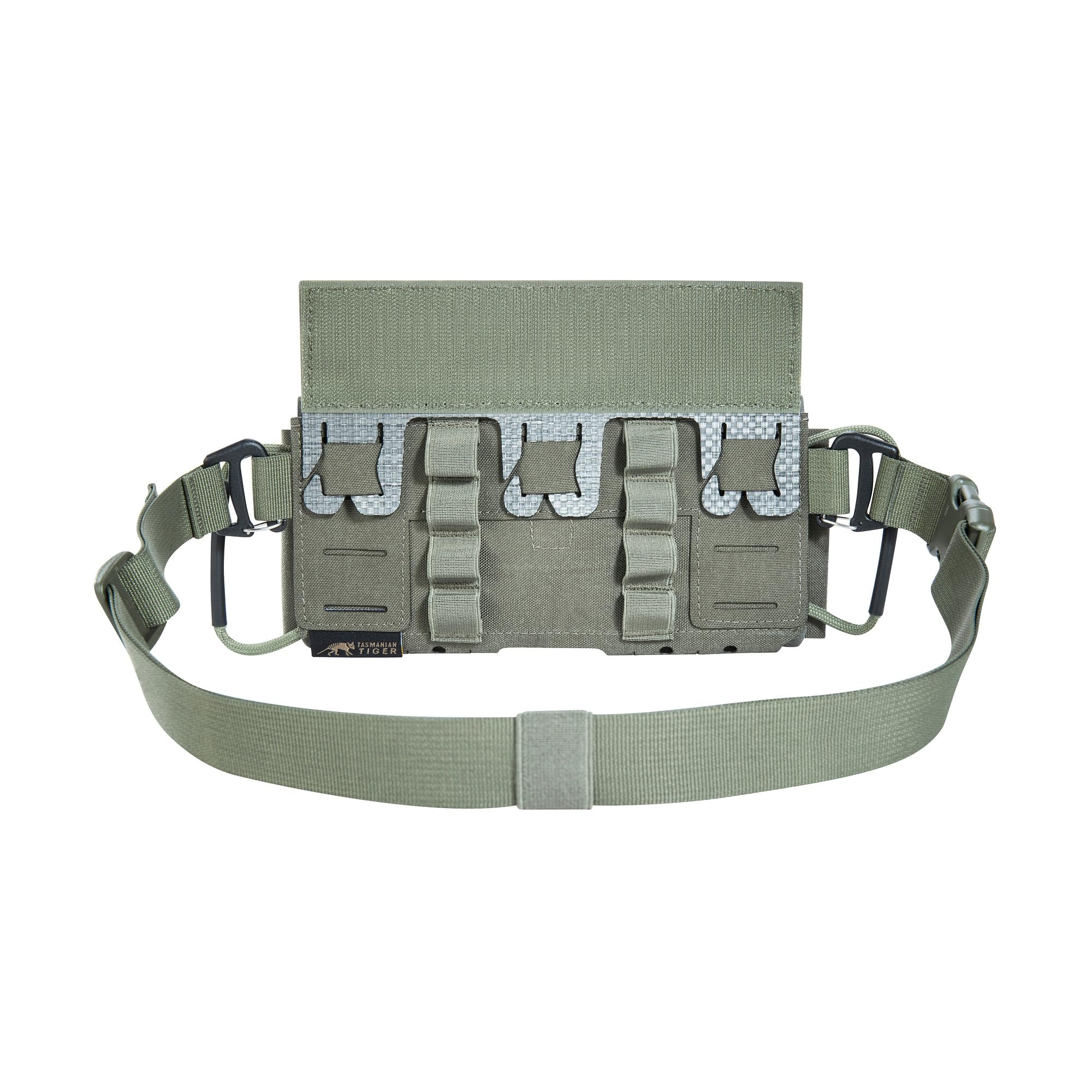 Tasmanian Tiger TT IFAK Pouch Dual VL IRR dodatkowa torba do noszenia na plate carrier, torba biodrowa na zestawy pierwszej pomocy, pusta, kompatybilna z wyjmowanym panelem i materiałem Tegris;