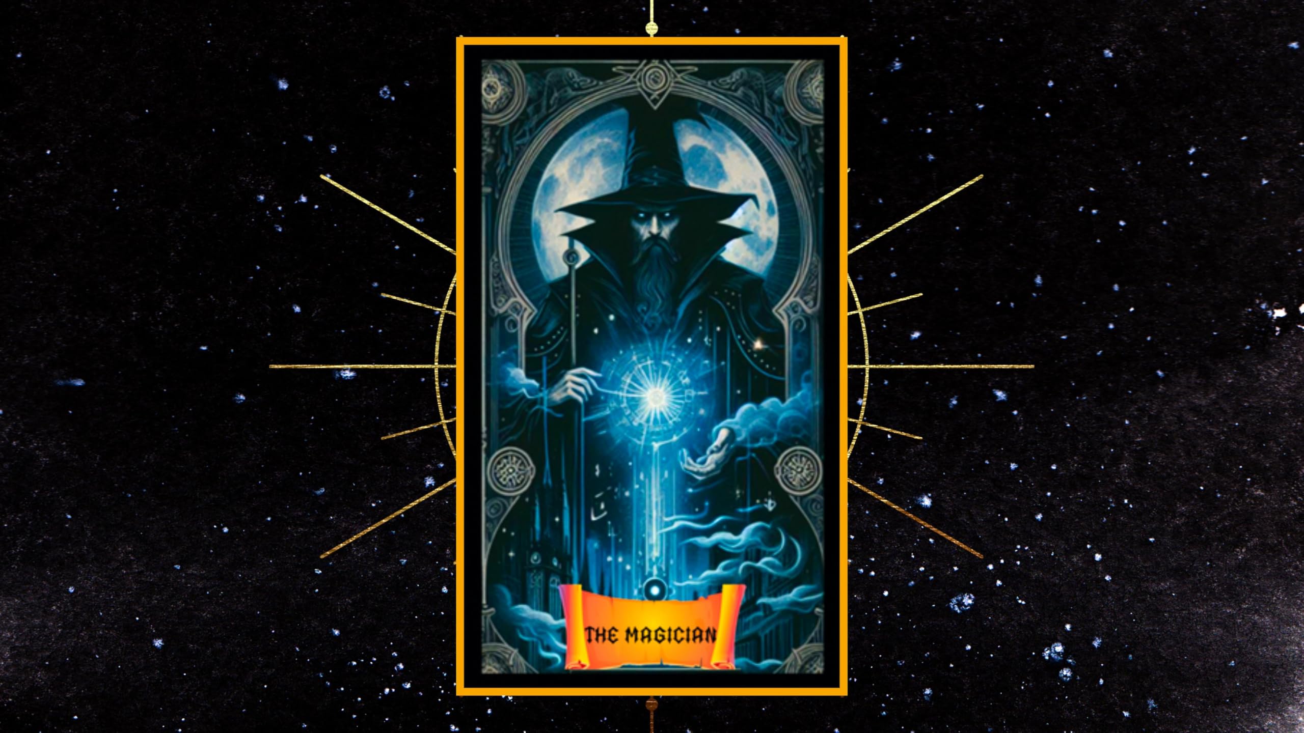 Tarjetas de tarot de profecía de Mid-Knight - Imágenes y colores llamativos, bordes laminados con guía de usuario y funda rígida para principiantes o expertos (Arise Entertainment, LLC)