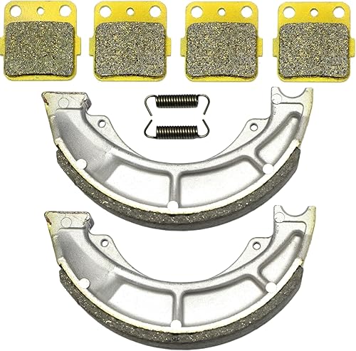 Frenos delanteros traseros Pastillas de freno Tambor para Suzuki LT-Z250 LTZ250 Quadsport 250 2004 2005 2006 2007 2008 2009 FA84 S636 MC0230