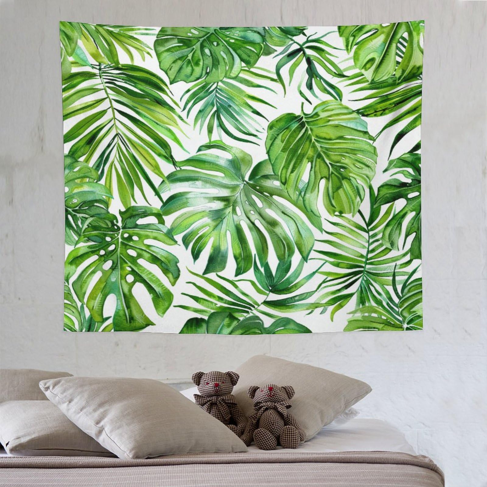 monstera 2 farbig Monstera deliciosa borsigiana variegata aurea (2/3 Leaves) main image 0