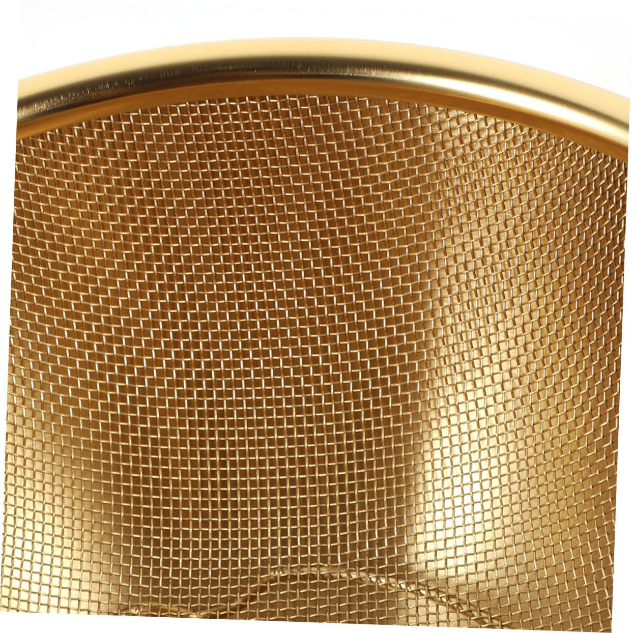 PRETYZOOM Set Colini Scolapasta in Acciaio 2 Pezzi Colino Per e Ciotola Drenante Per Frutta e Design Resistente 24 Cm Color Oro