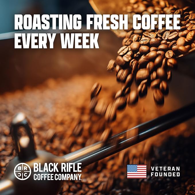 Café Beyond Black Black Rifle Coffee Company, En Grano, Tostado Intenso, 12 oz miniatura 7