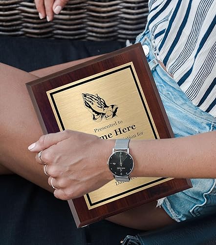 Miniatura 3 de Placa religiosa personalizada de 8 x 10, regalo de reconocimiento o agradecimiento personalizado para pastores, rabinos, ujer, ancianos, diáconos,