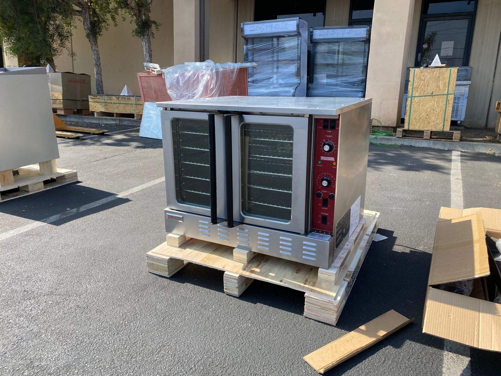 Commercial Convection Oven, 240V Single Phase, 10,000Watt, Single Deck