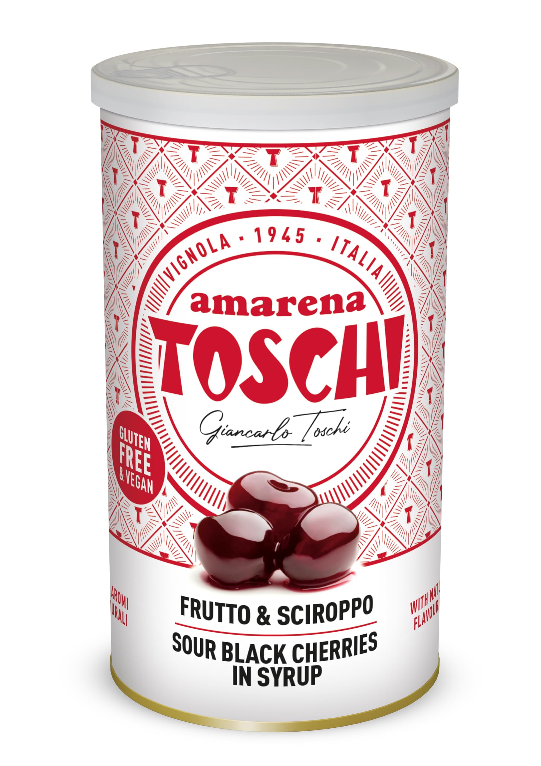Toschi Toschi Amarena Paquete De 1 Con 400 Gramos / Calidad Premium De Italia / Auténtico Aderezo Italiano. 400 ml