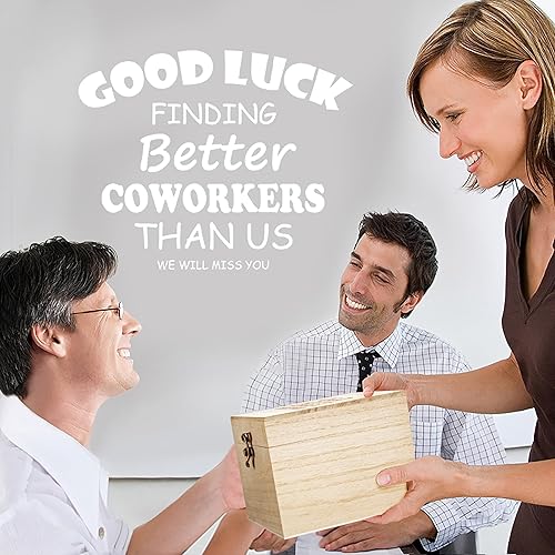 Miniatura 7 de LIGHTEN LIFE Vaso de whisky Good Luck Finding Better Coworkers Than Us de 12 onzas, regalo novedoso para compañero de trabajo en una valiosa caja de