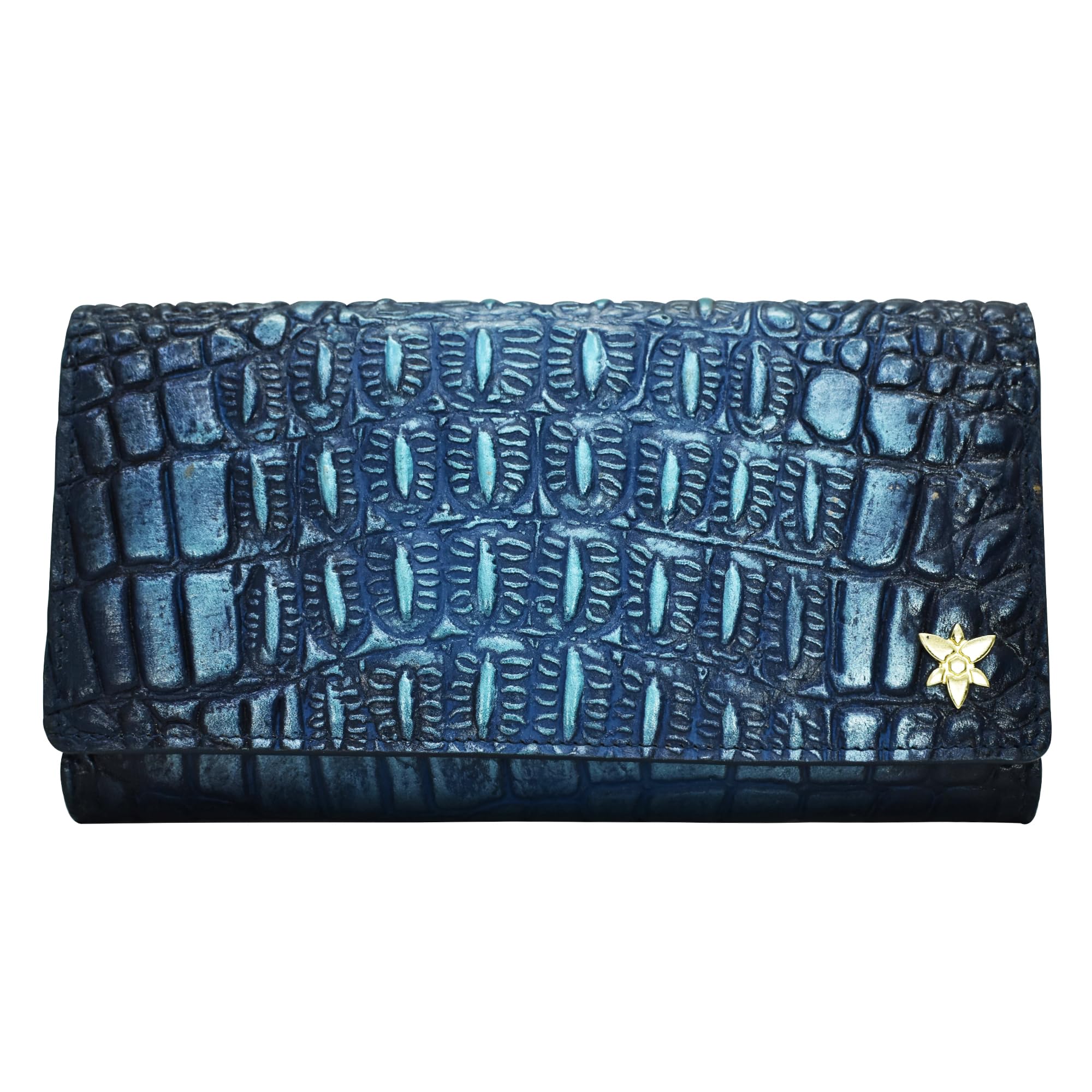 Anuschka Women's Three Fold Wallet-1150