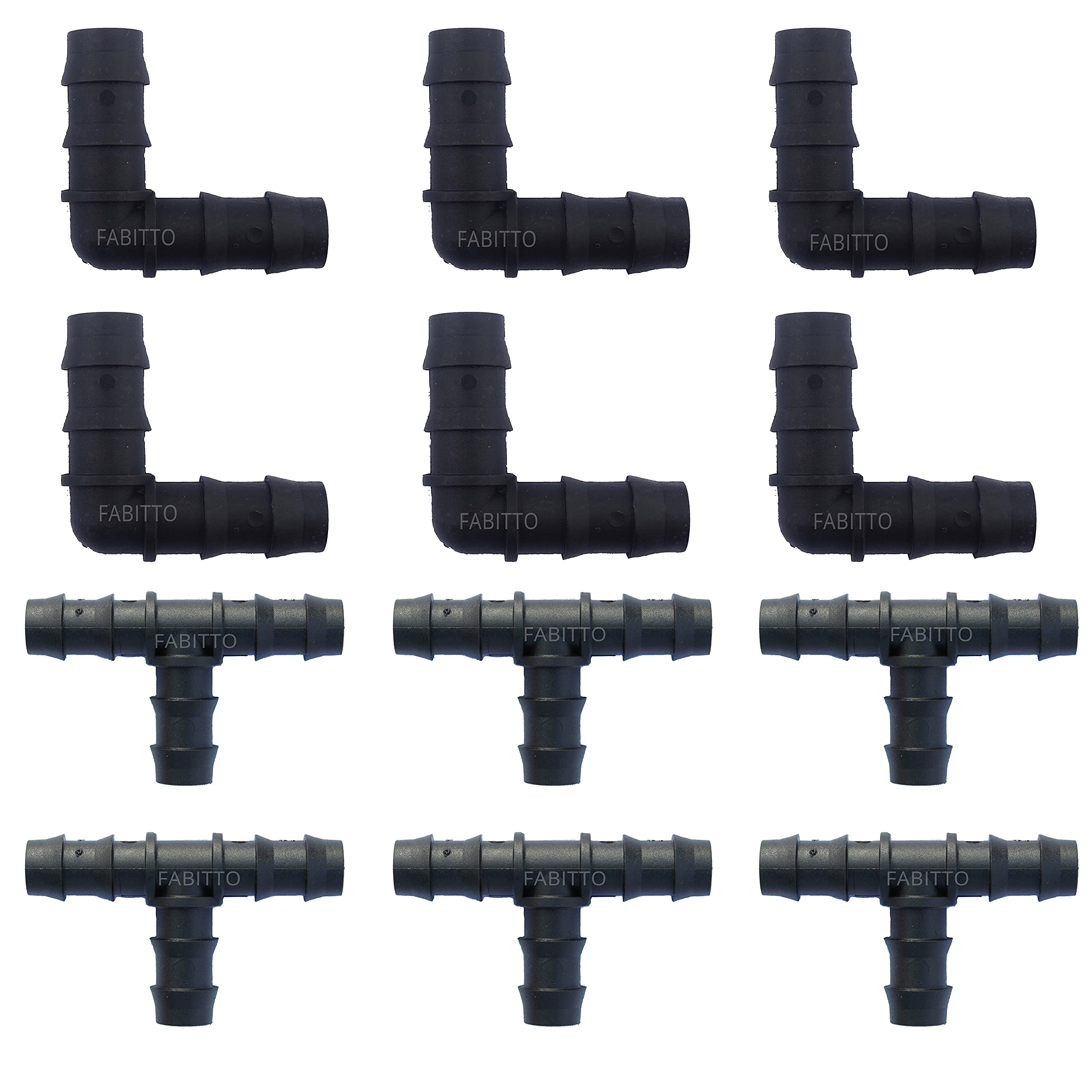 FABITTO Drip Irrigation Pipe 16mm Accessories Connectors (Elbow Tee) Joiners 26s Pack. (B0843JSKJ4) Amazon Price History, Amazon Price Tracker