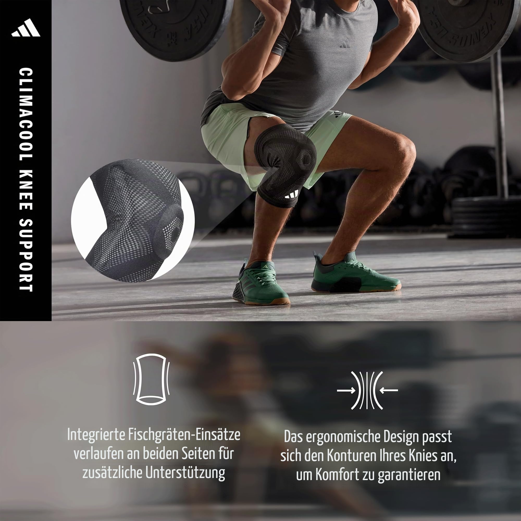 adidas Kniebandage mit Patellaring