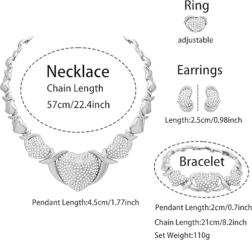 Miniatura 2 de Conjuntos de joyas de oro para mujer, accesorios de oro de 18 quilates, juego de joyas nupciales para boda, accesorios de oro, conjunto de joyas,
