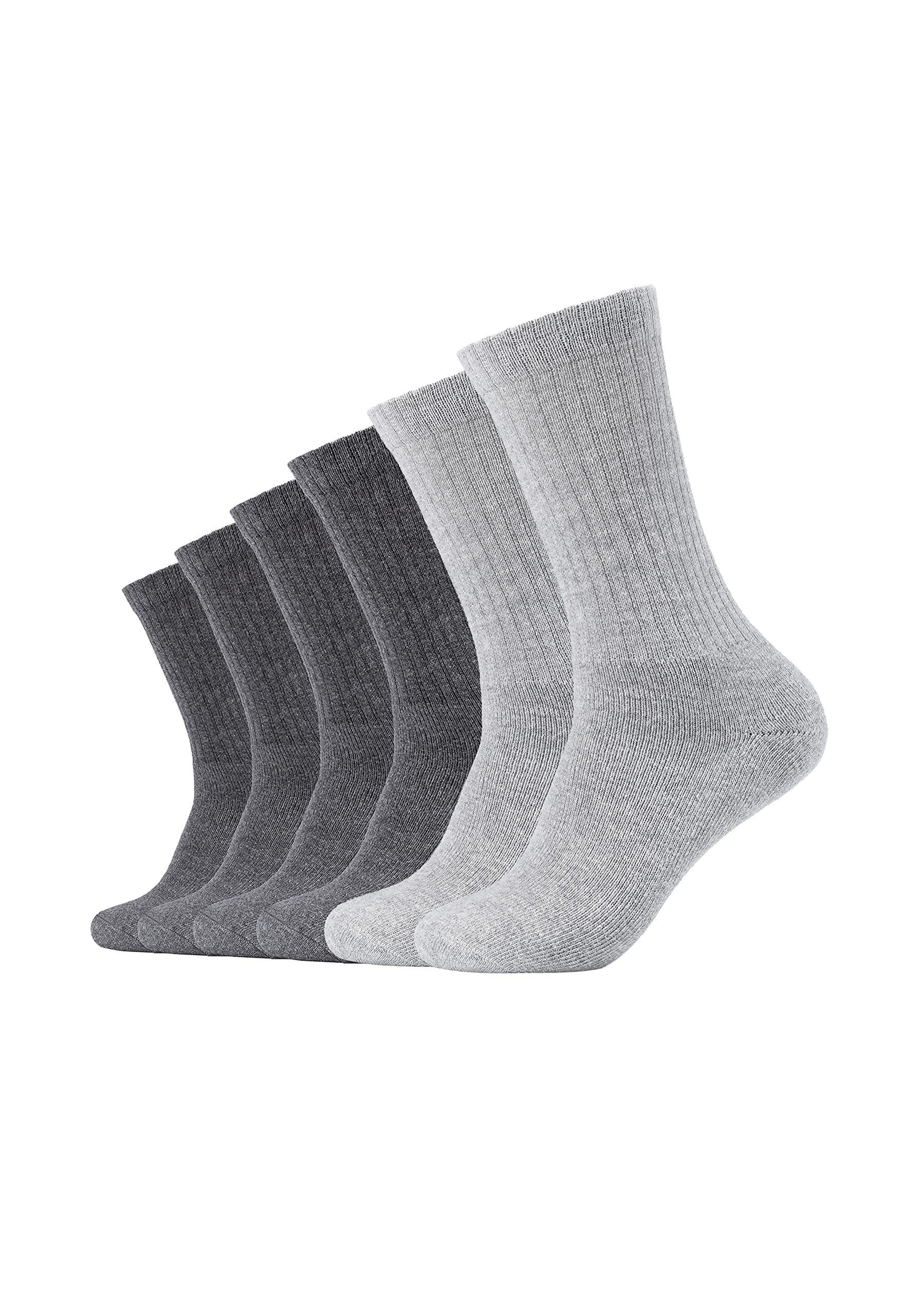 S.OLIVER Socken - essentials, grau, 6 Paar, Gr. 43-46