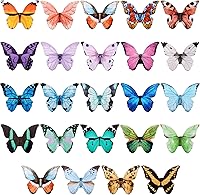 Vista 1 de Nezyo 24 piezas de marcadores magnéticos lindos, marcadores de página magnéticos plegables, clip para páginas para estudiantes, suministros