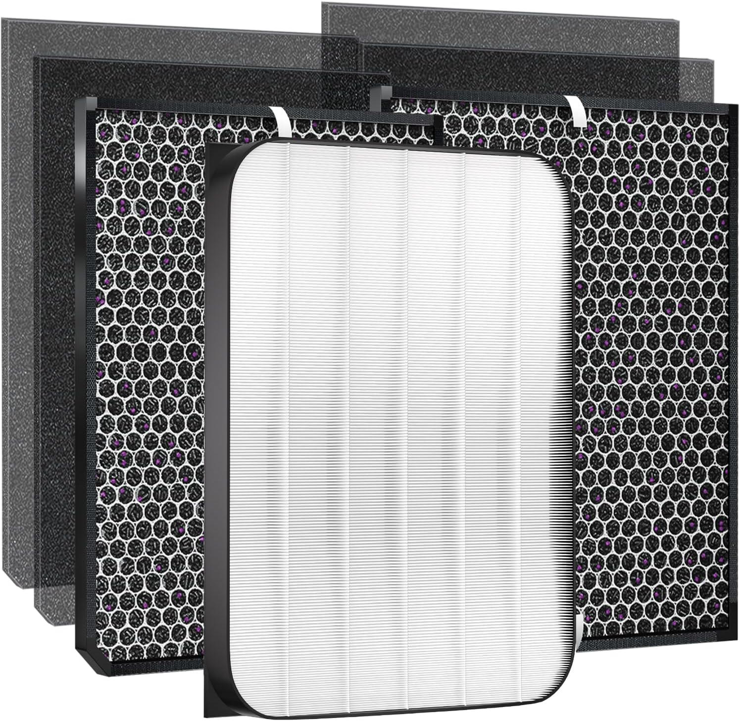 3500 Replacement Filters Compatible AD3000/3500 Air Purifi-er, 3000/3500,3000M, 3000Pro Air Purifi-er,1 air filter, 2 Activated Carbn and 4 Extra Carbn Pre-Filters