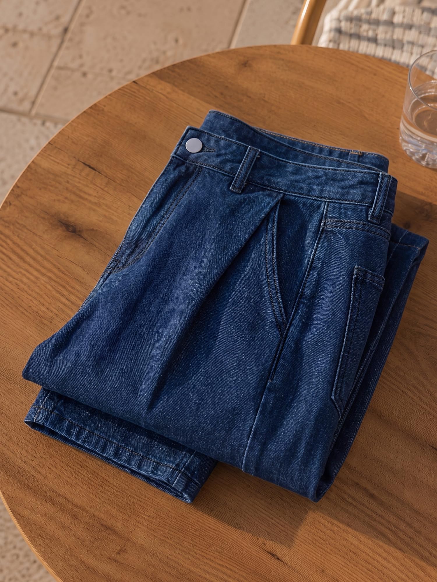 JMIERR Herren Stretch Jeans Baggy Denim Hosen S-3XL