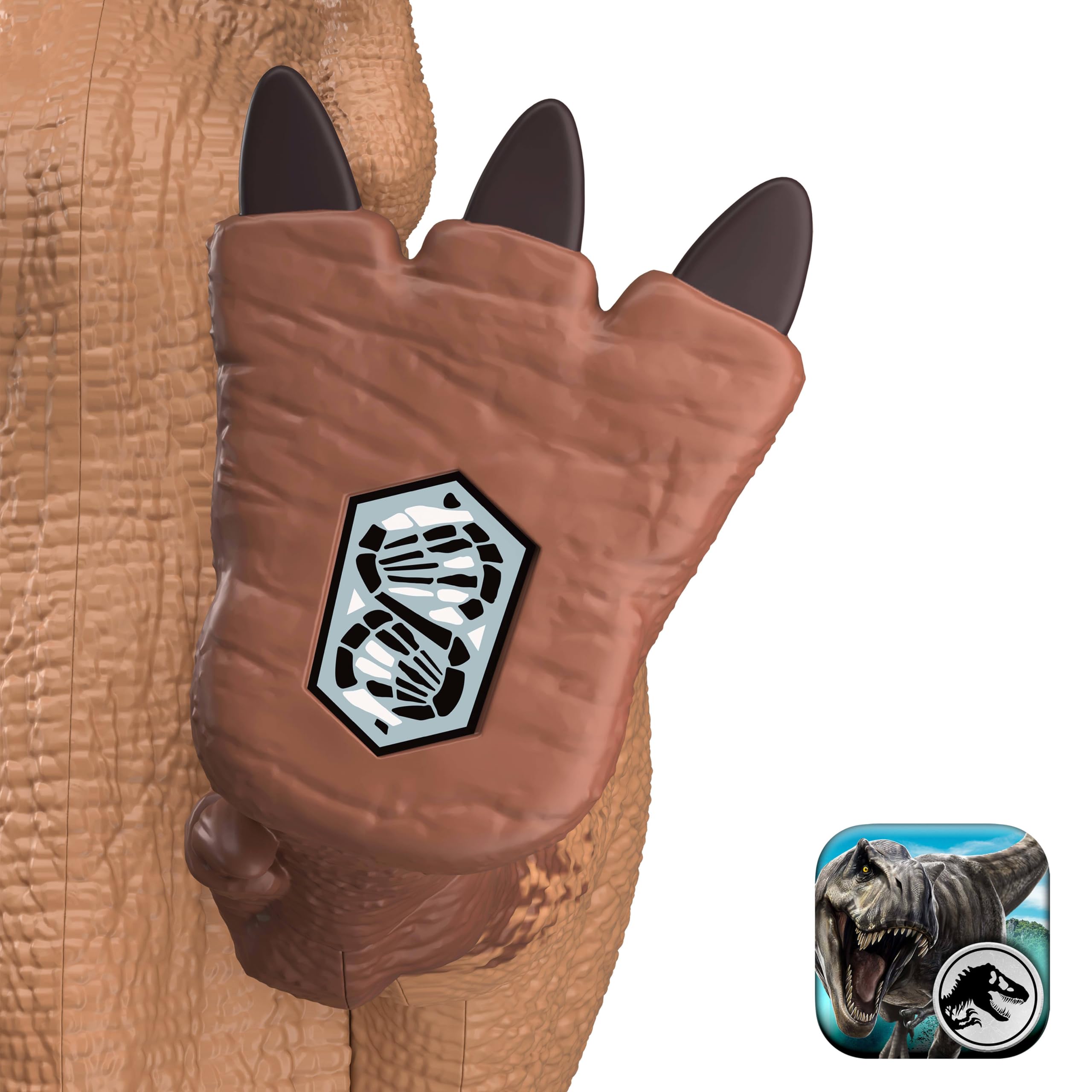 Mattel Jurassic World - Gorgosaurus Gigantic Thrashers, dinosauro di grandi dimensioni con 2 azioni d'attacco incluse e funzioni di evoluzione speciali, 4+ anni, JKL86